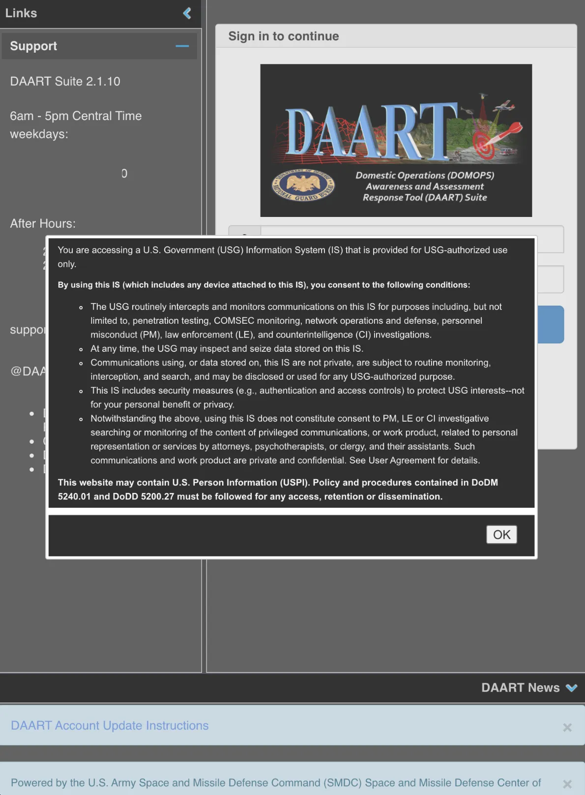 DAART UI
